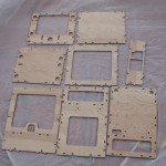 Makerbot raw wood ready for spray