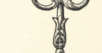 One Thing To Do Today: What passwords do you have anyway? A drawing of an old key hanging from a stylized hook.