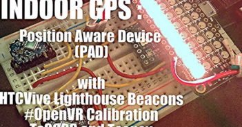 WIP : HTC Vive Lighthouse Beacon, #OpenVR Calibration, Ts3633 for Position Aware Devices