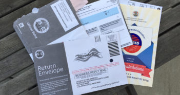 Tuesday Sweep: 30 October 2018 The 2018 LA county ballot lying on a table ready to fill out