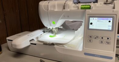 How to use the embroidery machine