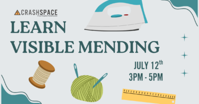 7/12 Class – Learn Visible Mending
