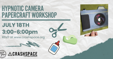Hypnotic Camera Papercraft Workshop – 7/18