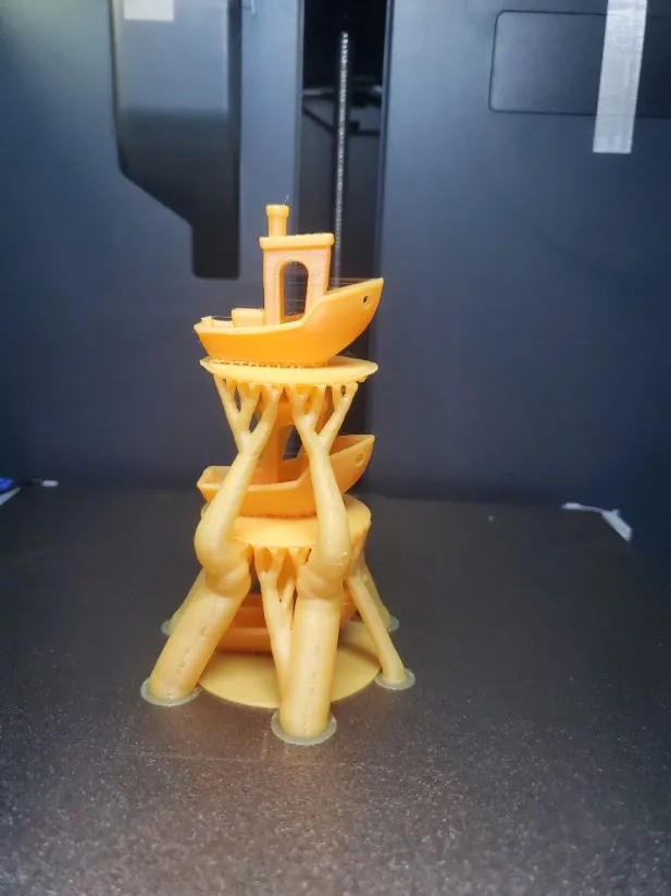 Part stacking printed on a Bambu Lab P1S