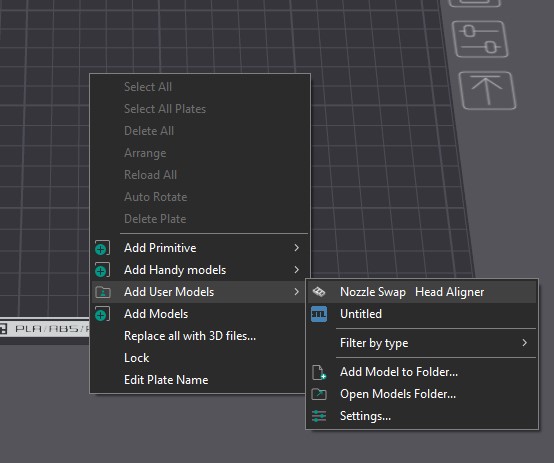 User models simple showcase