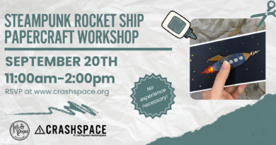 Steampunk Rocket Ship Papercraft Workshop – 9/20